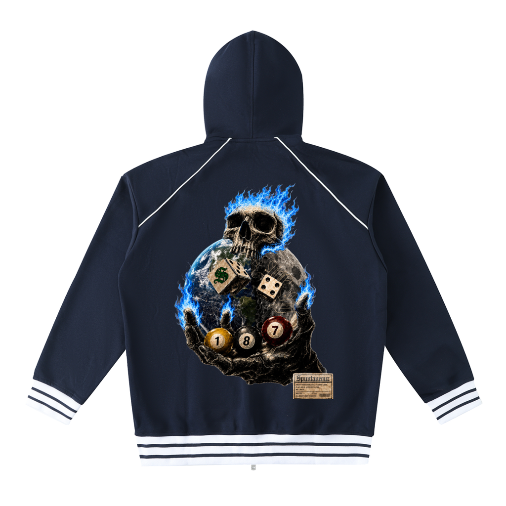 Spwntaneouz “ World Is Yours” Zip-Up Hoodie