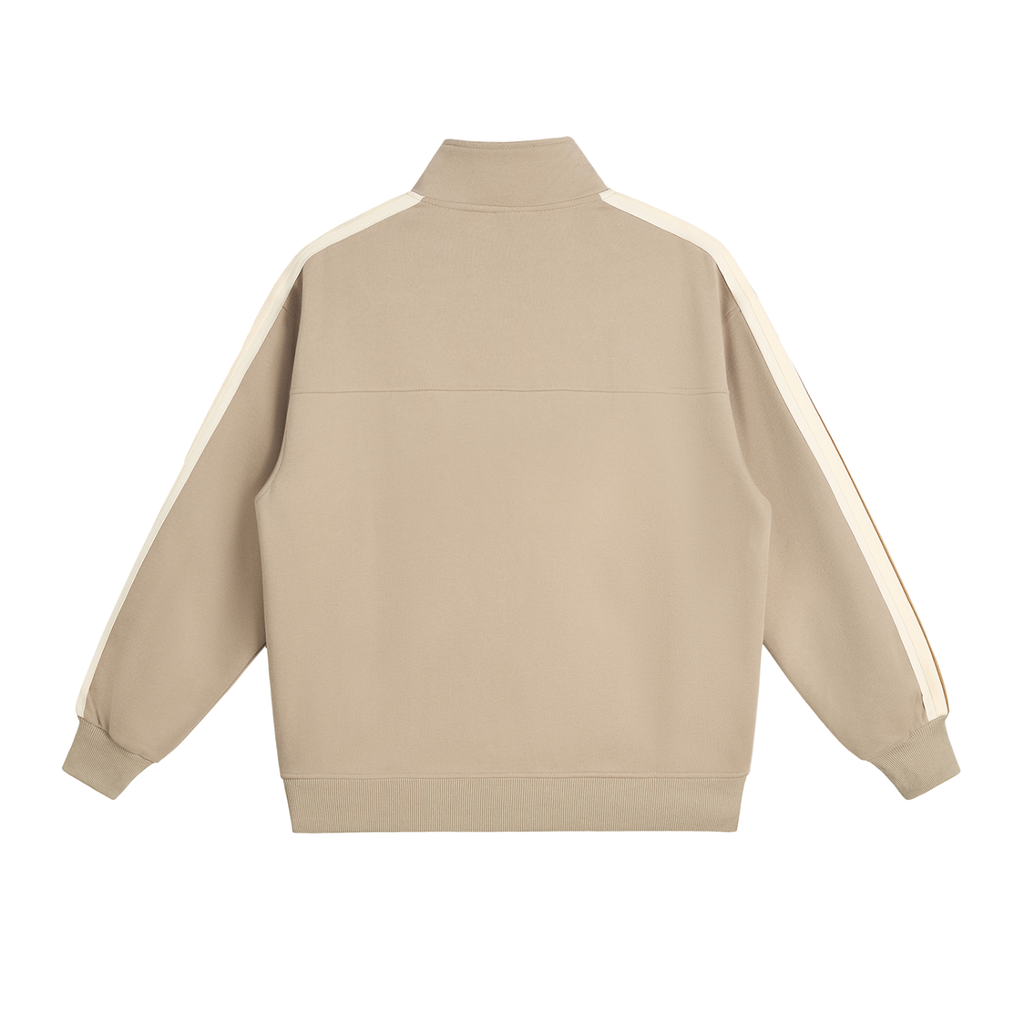 Spwntaneouz “Ghetto Monopoly” Side-Stripe Sand Collar  Jacket