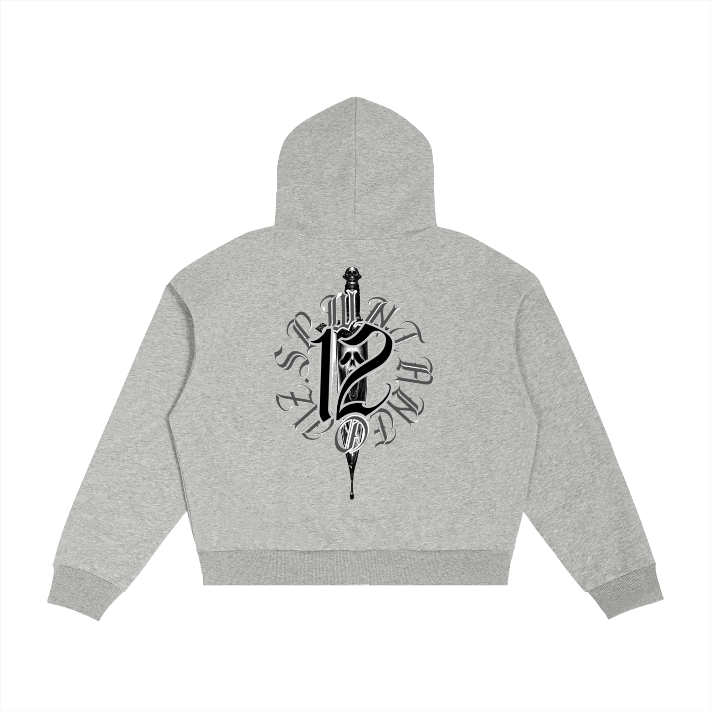Spwntaneouz “ Knife Diggin 12” Contrast Plaid  Zip Hoodie
