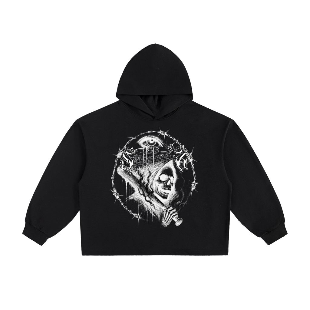 Spwntaneouz “Play Ball” Drawstring Hem Hoodie