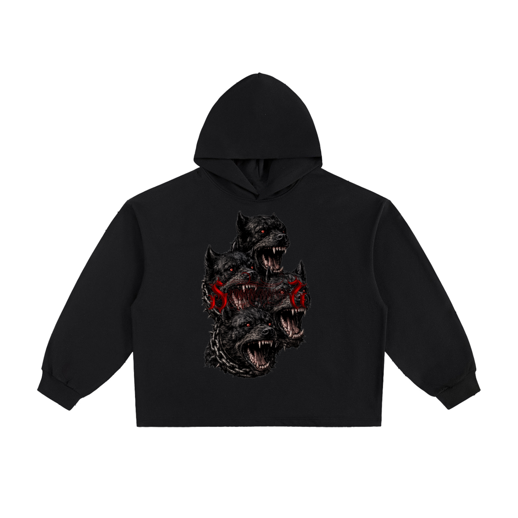 Spwntaneouz “ Red Eyes” Drawstring Hem Hoodie