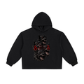 Spwntaneouz “ Red Eyes” Drawstring Hem Hoodie