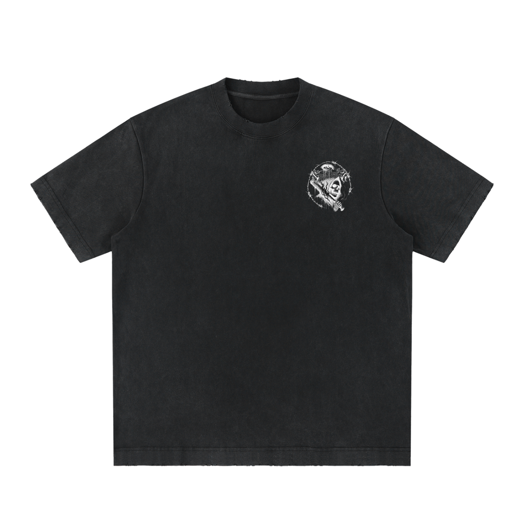 Spwntaneouz “Play Ball” Vintage Washed Frayed T-Shirt