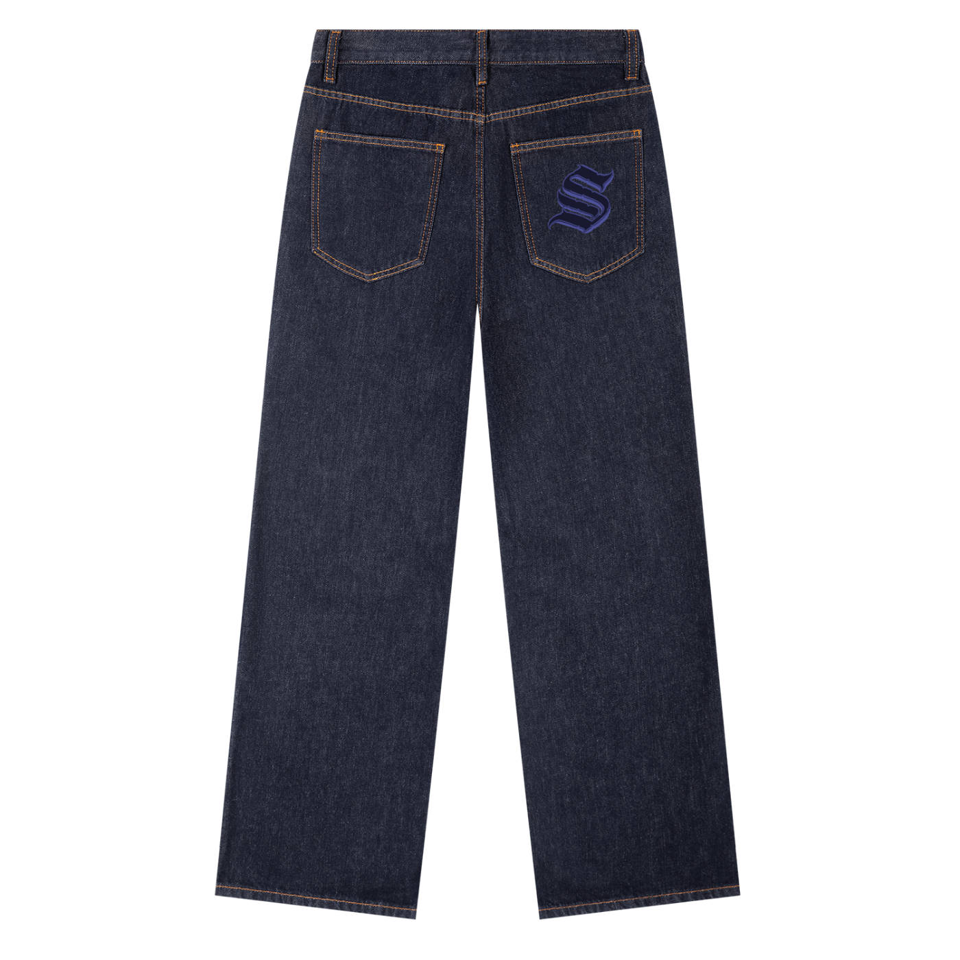 Spwntaneouz “S” Straight Leg Denim Jeans